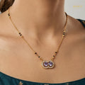 Chhavi Glistening CZ Studded Party Wear Mangalsutra