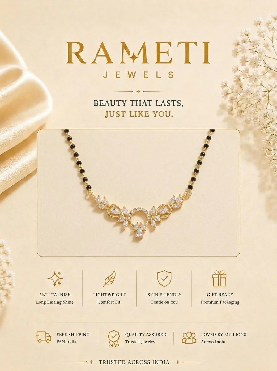 Detailed view of Prajakta Mangalsutra - Rameti Jewels