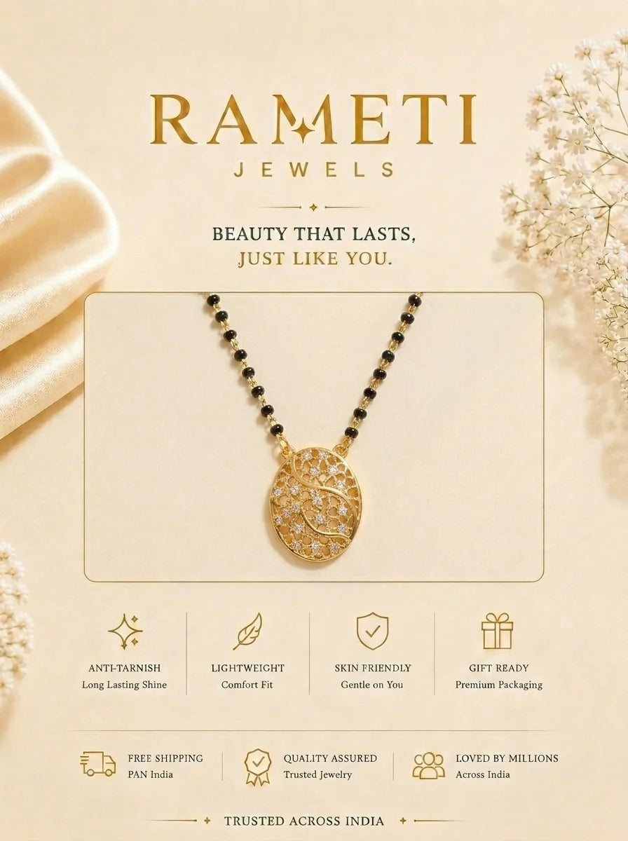 Detailed view of Shirley Mangalsutra - Rameti Jewels