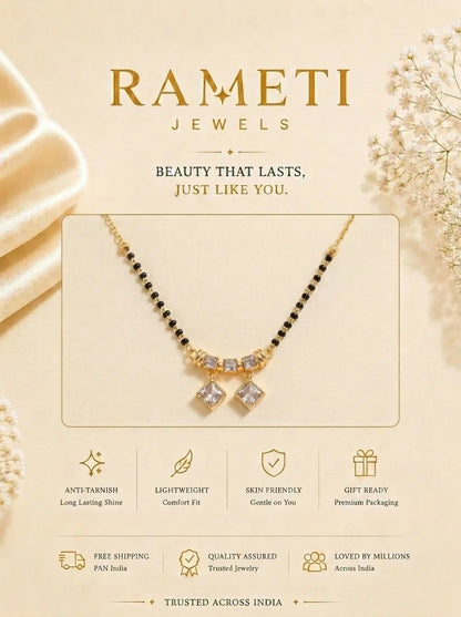 Detailed view of Jonita Mangalsutra - Rameti Jewels