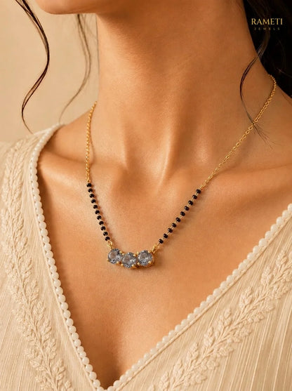 Detailed view of Shreya Mangalsutra - Rameti Jewels