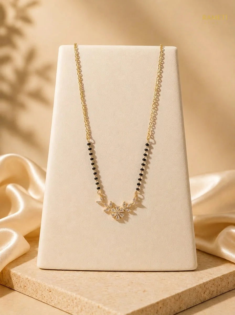 Detailed view of Neeti Mangalsutra - Rameti Jewels