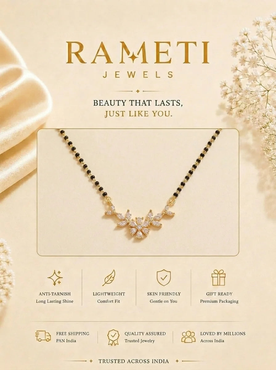 Detailed view of Neeti Mangalsutra - Rameti Jewels