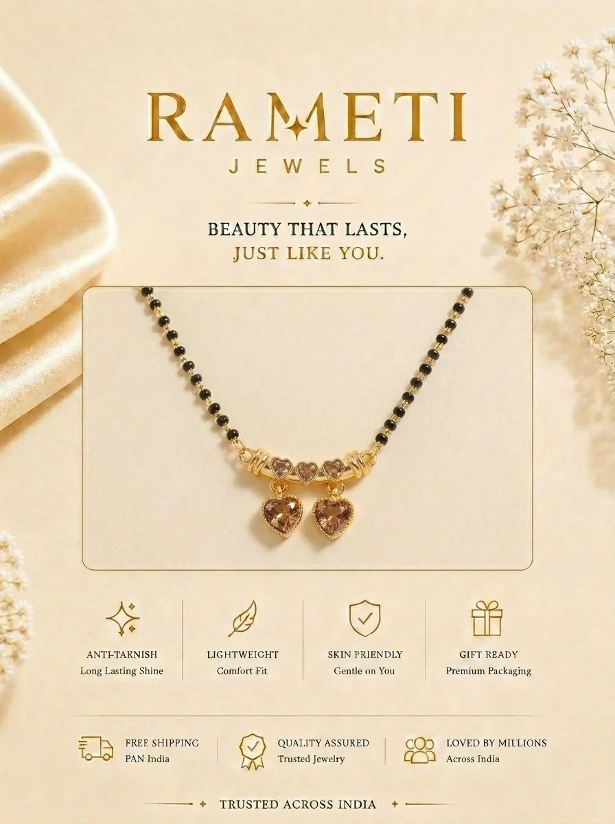 Detailed view of Dhvani Mangalsutra - Rameti Jewels