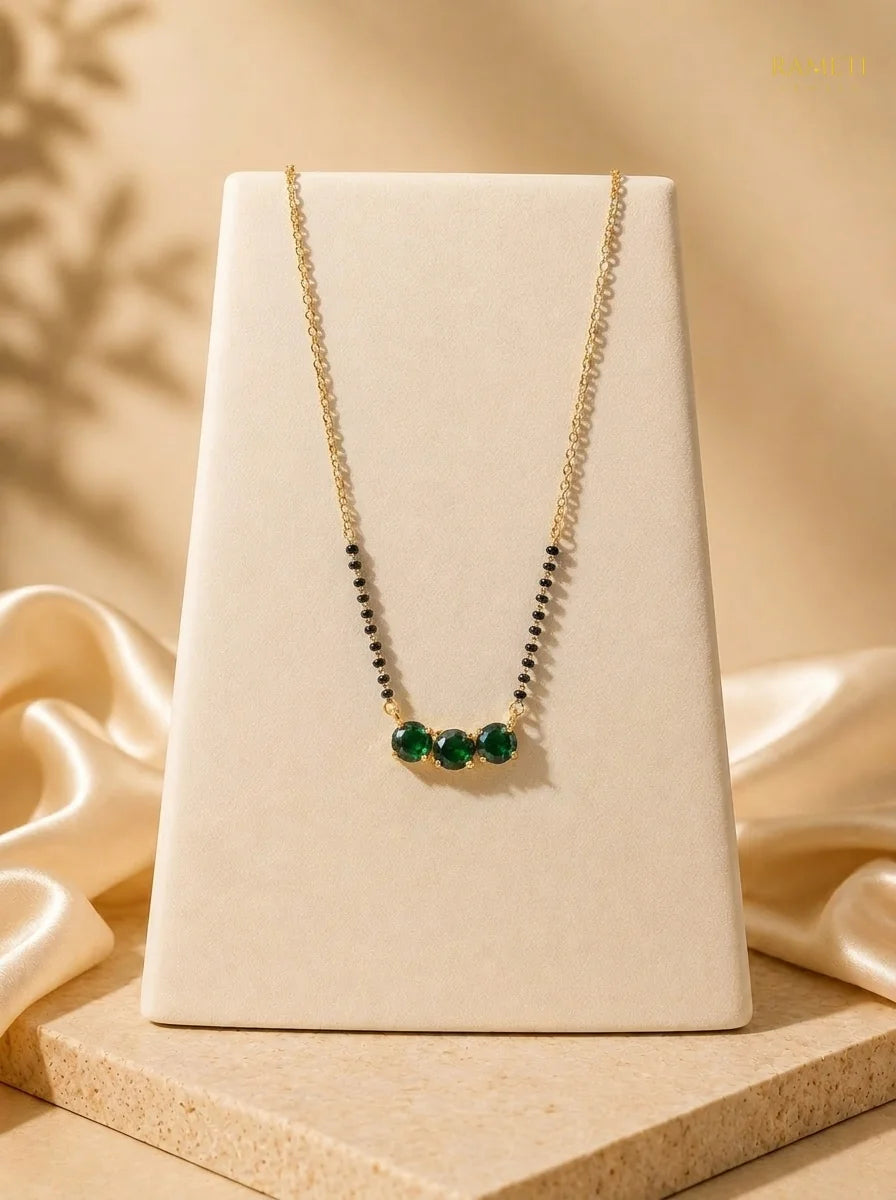 Detailed view of Avneet Mangalsutra - Rameti Jewels