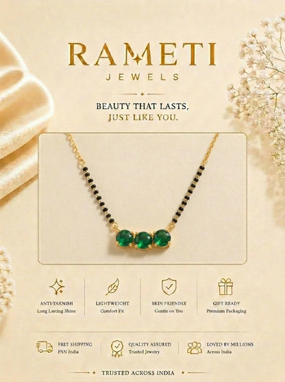 Detailed view of Avneet Mangalsutra - Rameti Jewels
