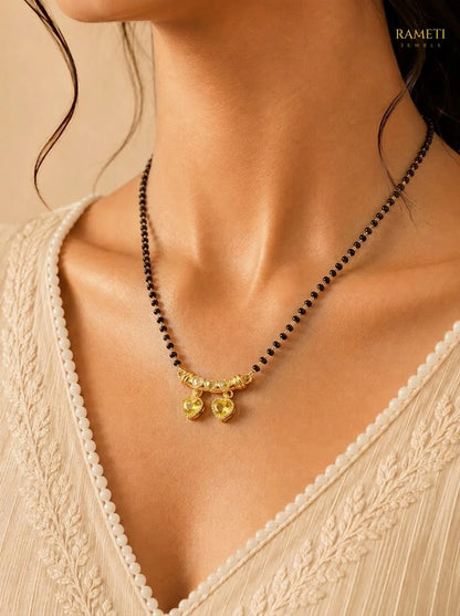 Detailed view of Anushka Mangalsutra - Rameti Jewels