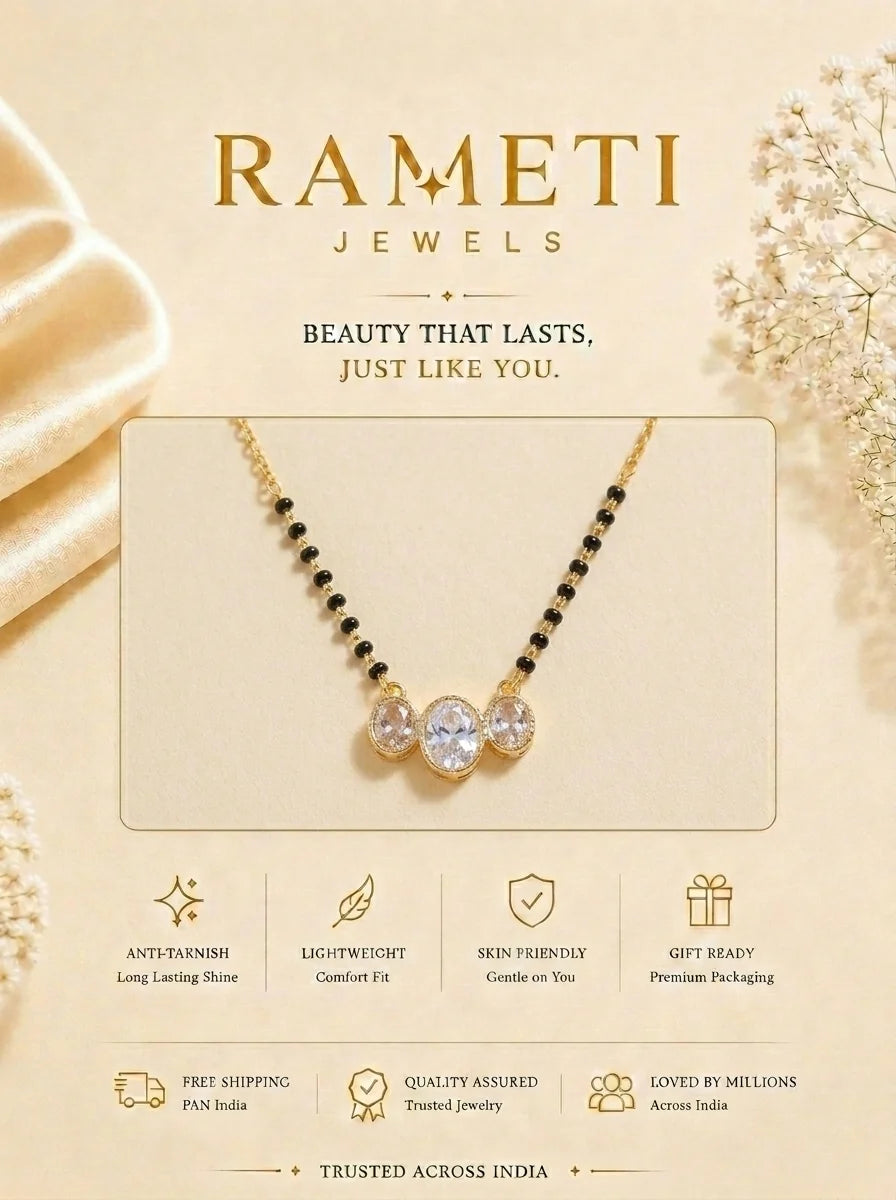 Detailed view of Genelia Mangalsutra - Rameti Jewels