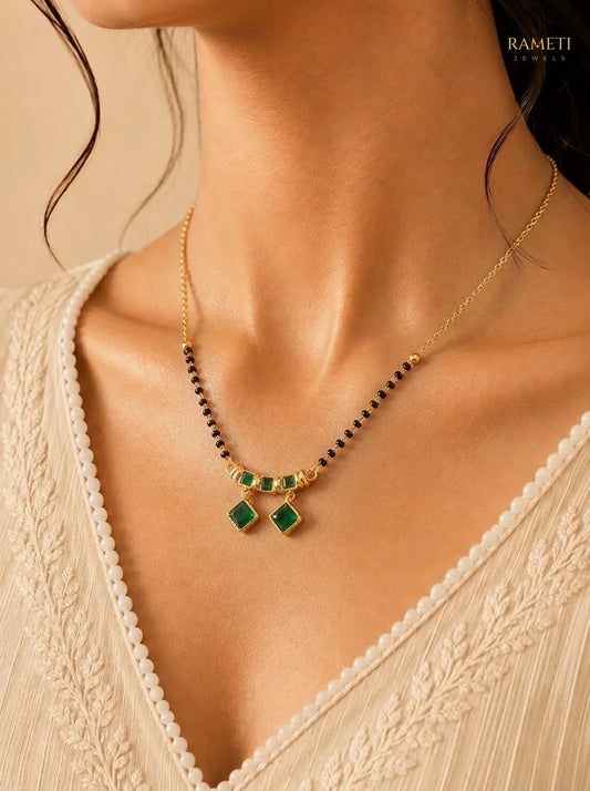 Detailed view of Hansika Mangalsutra - Rameti Jewels