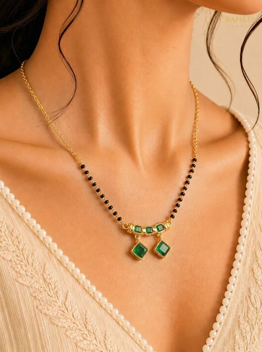 Detailed view of Hansika Mangalsutra - Rameti Jewels
