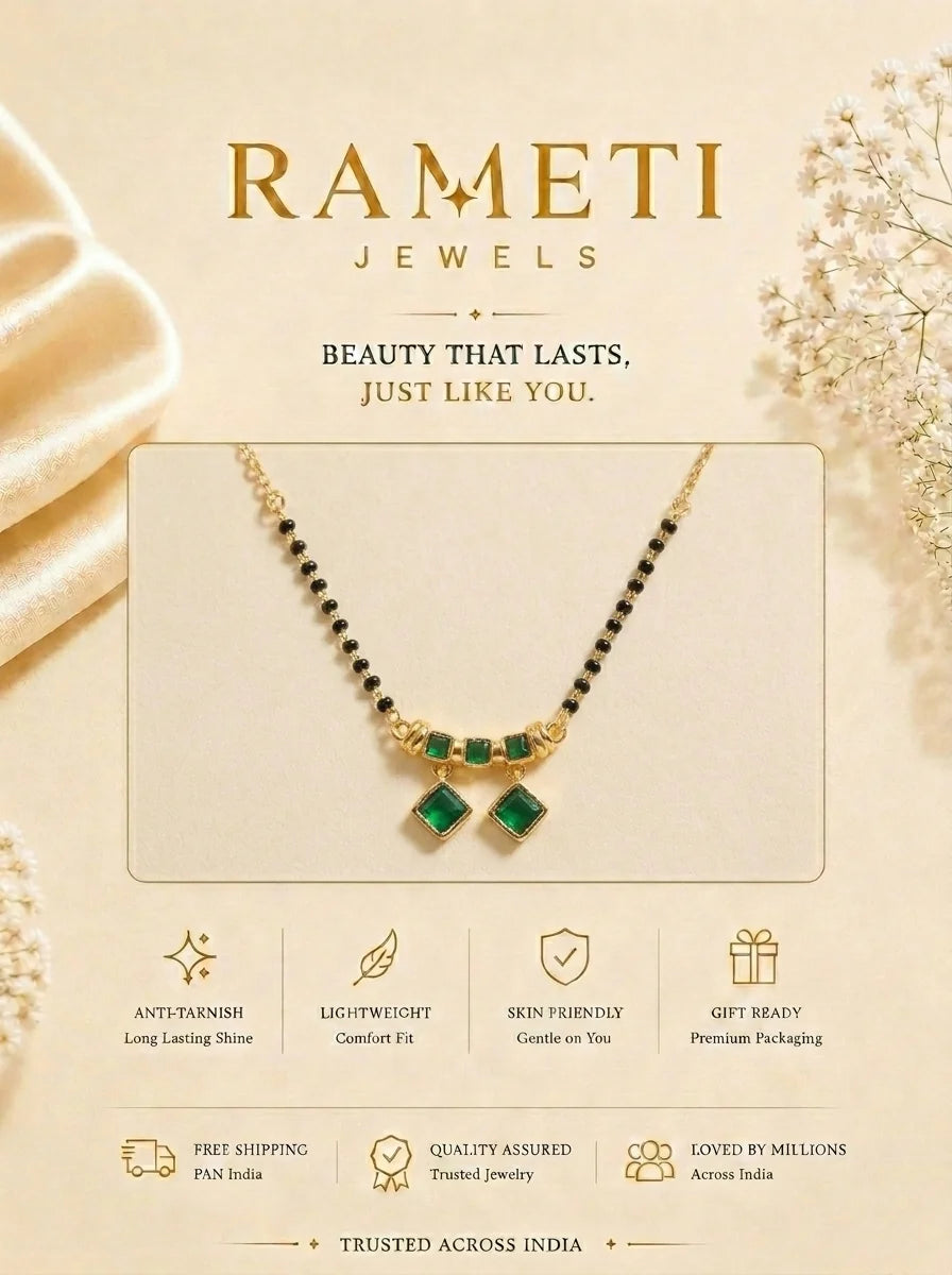 Detailed view of Hansika Mangalsutra - Rameti Jewels