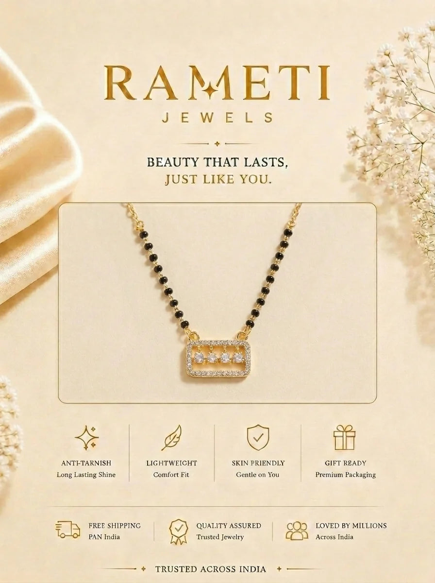 Detailed view of Nayanthara Mangalsutra - Rameti Jewels