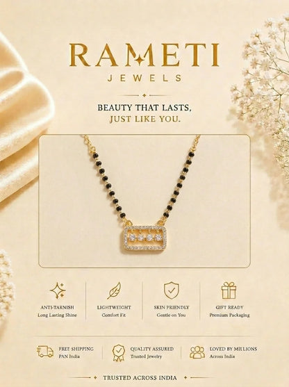 Detailed view of Nayanthara Mangalsutra - Rameti Jewels