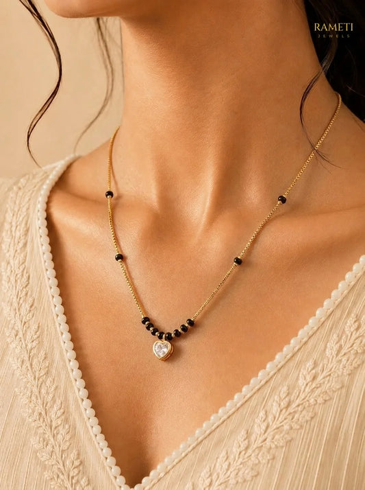 Detailed view of Sai Mangalsutra - Rameti Jewels