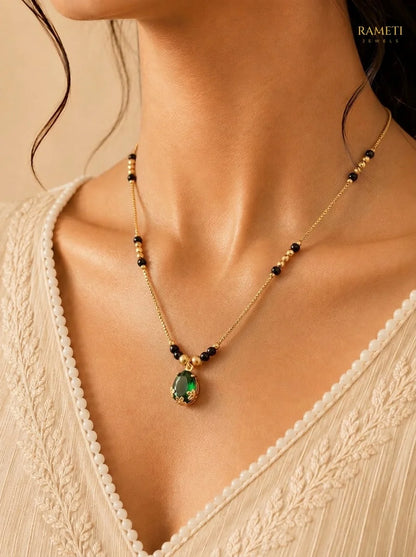 Detailed view of Sreeleela Mangalsutra - Rameti Jewels
