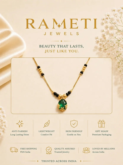 Detailed view of Sreeleela Mangalsutra - Rameti Jewels