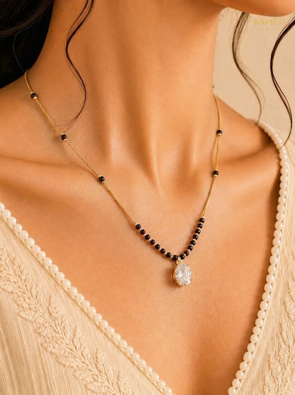 Detailed view of Meenakshi Mangalsutra - Rameti Jewels