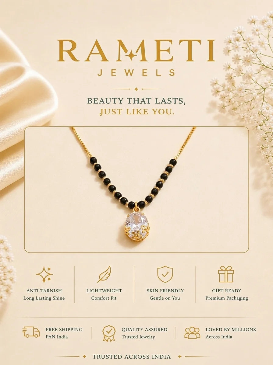 Detailed view of Meenakshi Mangalsutra - Rameti Jewels