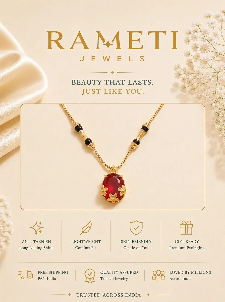 Detailed view of Mrunal Mangalsutra - Rameti Jewels