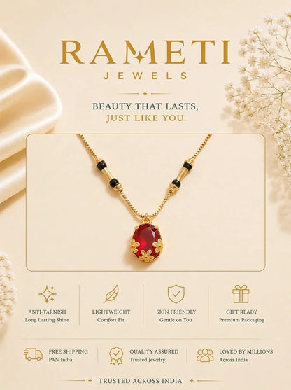 Detailed view of Mrunal Mangalsutra - Rameti Jewels