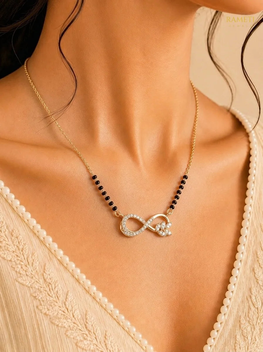 Detailed view of Nimrat Mangalsutra - Rameti Jewels