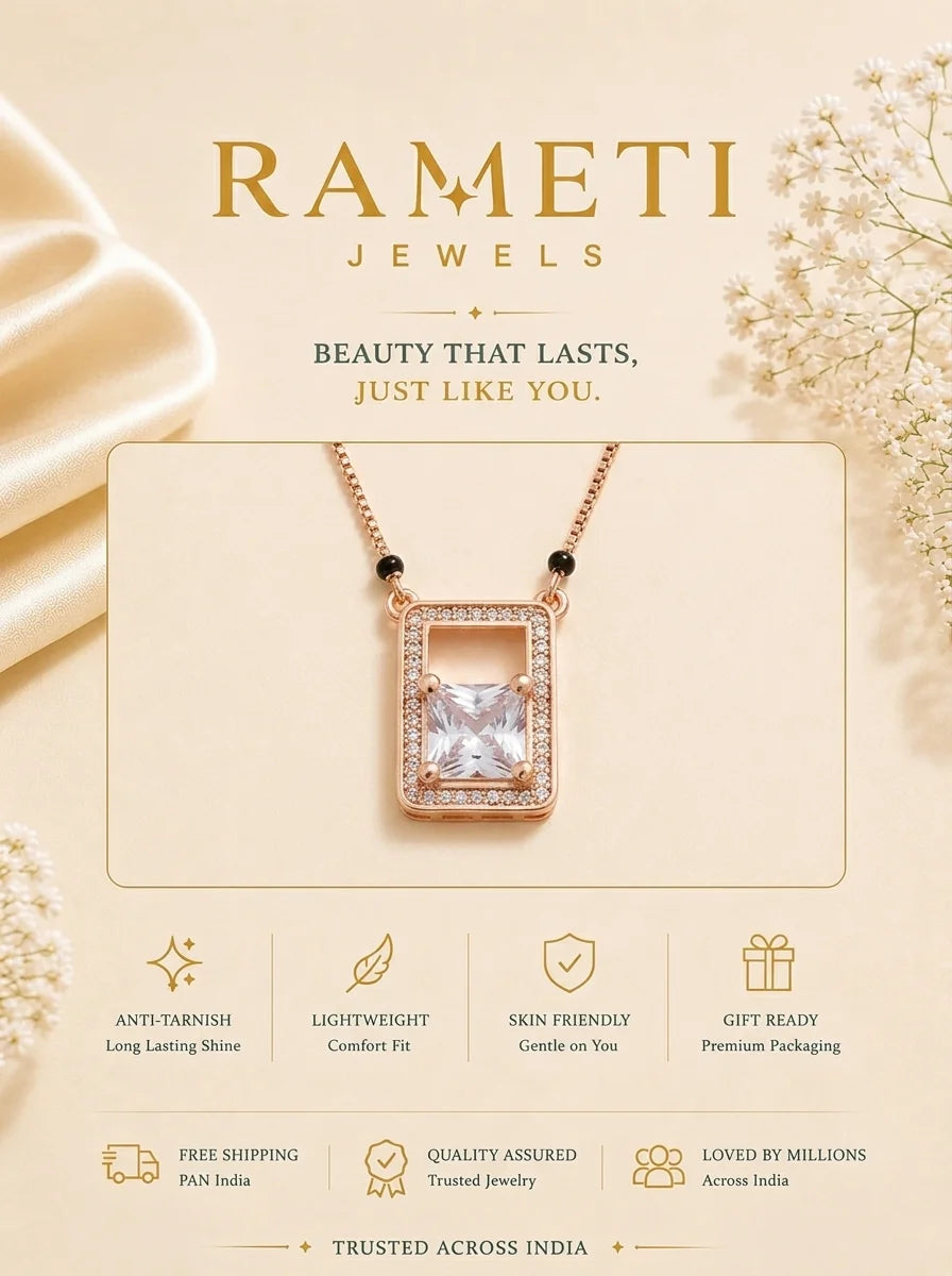 Detailed view of Huma Mangalsutra - Rameti Jewels