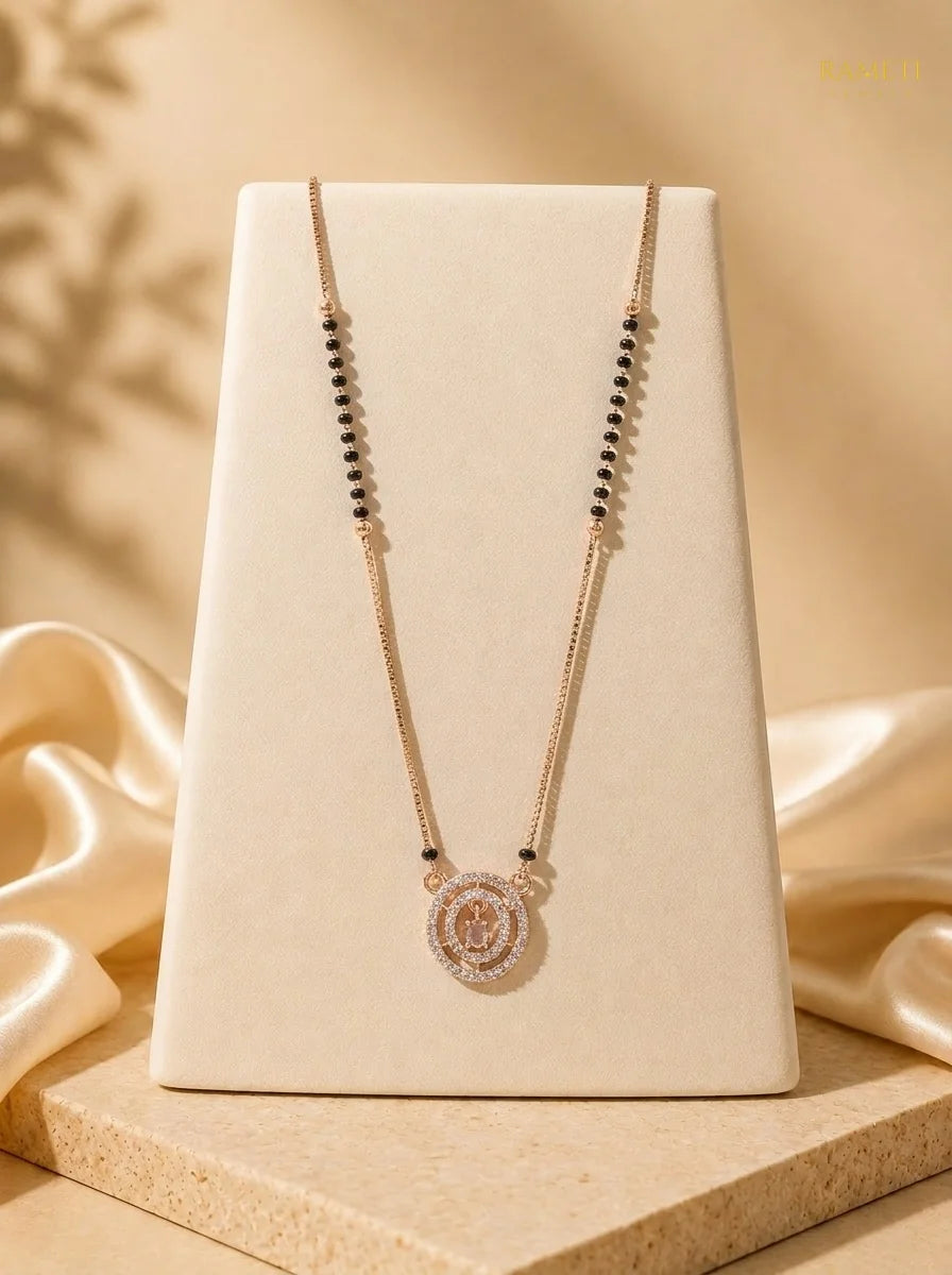 Detailed view of Esha Mangalsutra - Rameti Jewels