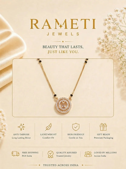 Detailed view of Esha Mangalsutra - Rameti Jewels