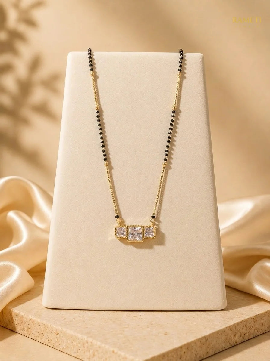 Detailed view of Regina Mangalsutra - Rameti Jewels