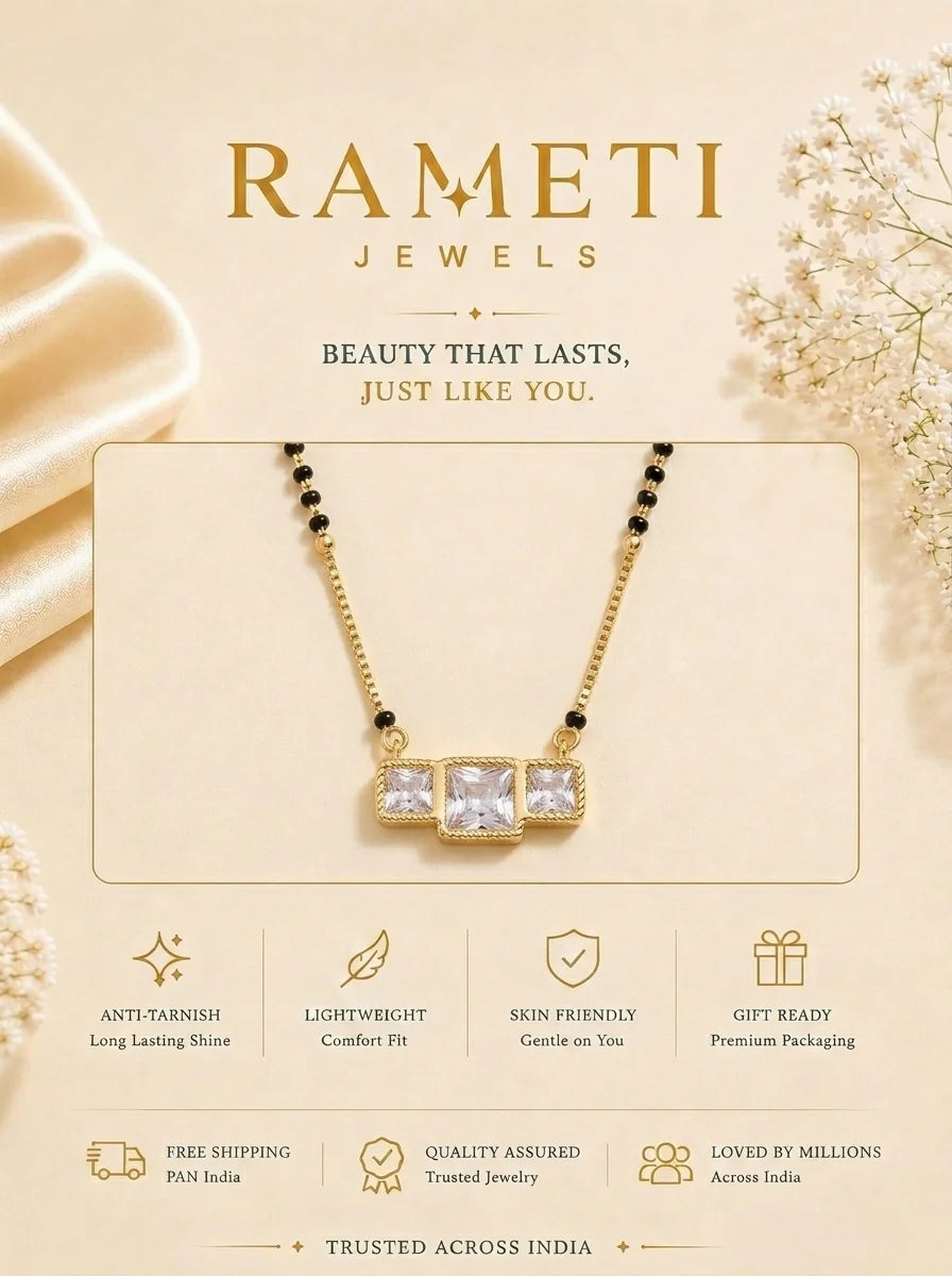 Detailed view of Regina Mangalsutra - Rameti Jewels