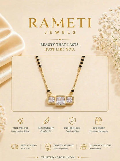 Detailed view of Regina Mangalsutra - Rameti Jewels