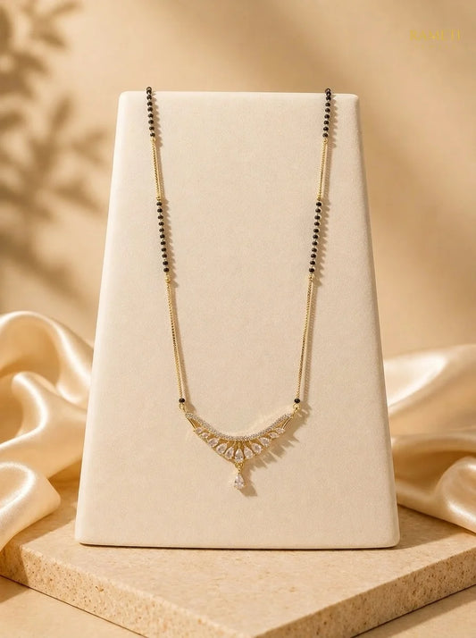 Detailed view of Vedhika Mangalsutra - Rameti Jewels
