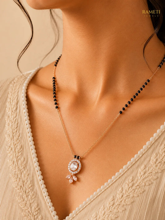 Detailed view of Aishwarya Mangalsutra - Rameti Jewels