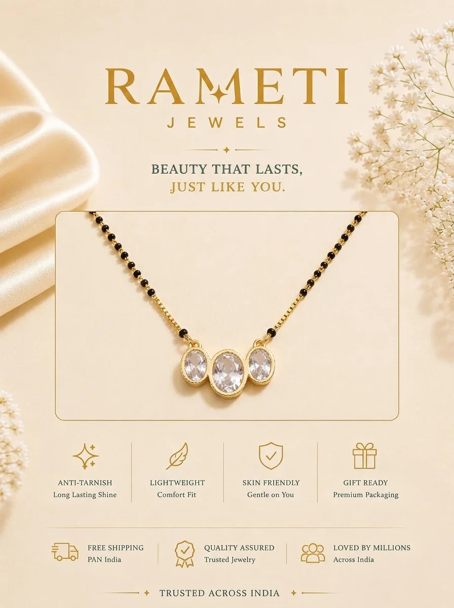 Detailed view of Sonam Mangalsutra - Rameti Jewels