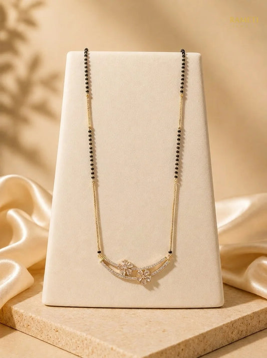 Detailed view of Shraddha Mangalsutra - Rameti Jewels
