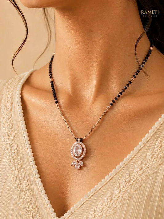 Detailed view of Jacqueline Mangalsutra - Rameti Jewels