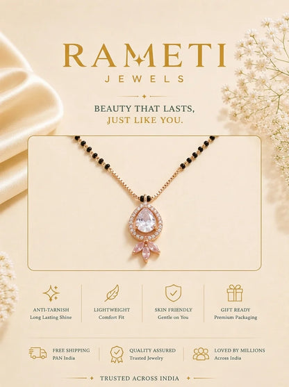 Detailed view of Jacqueline Mangalsutra - Rameti Jewels