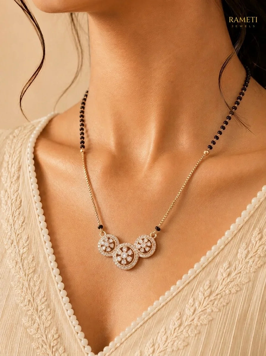 Detailed view of Taapsee Mangalsutra - Rameti Jewels