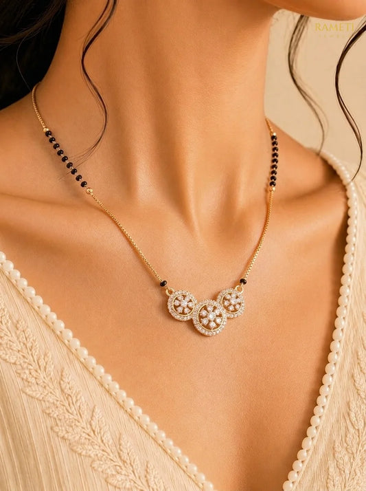 Detailed view of Taapsee Mangalsutra - Rameti Jewels