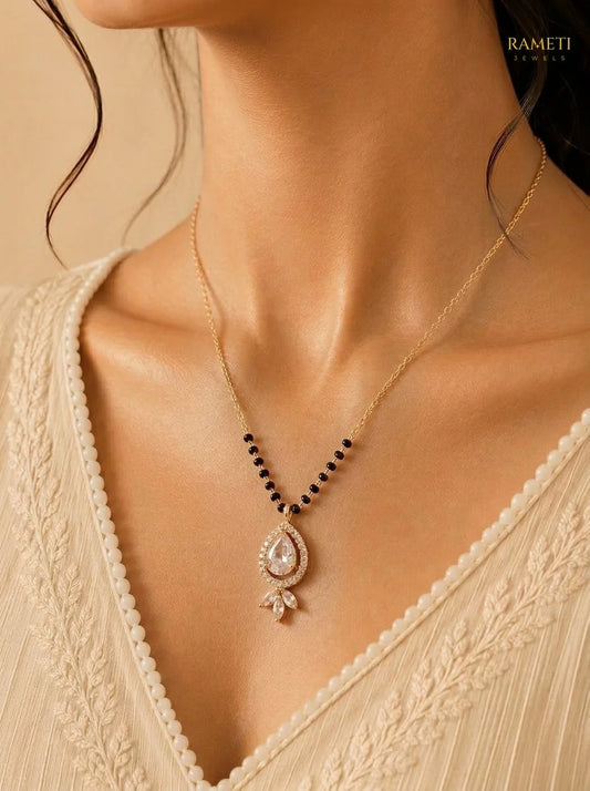 Detailed view of Vaishnavi Mangalsutra - Rameti Jewels