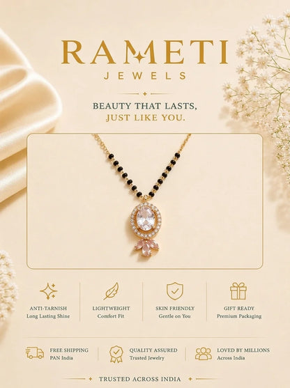 Detailed view of Vaishnavi Mangalsutra - Rameti Jewels