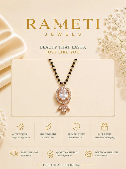 Detailed view of Sanjeeda Mangalsutra - Rameti Jewels
