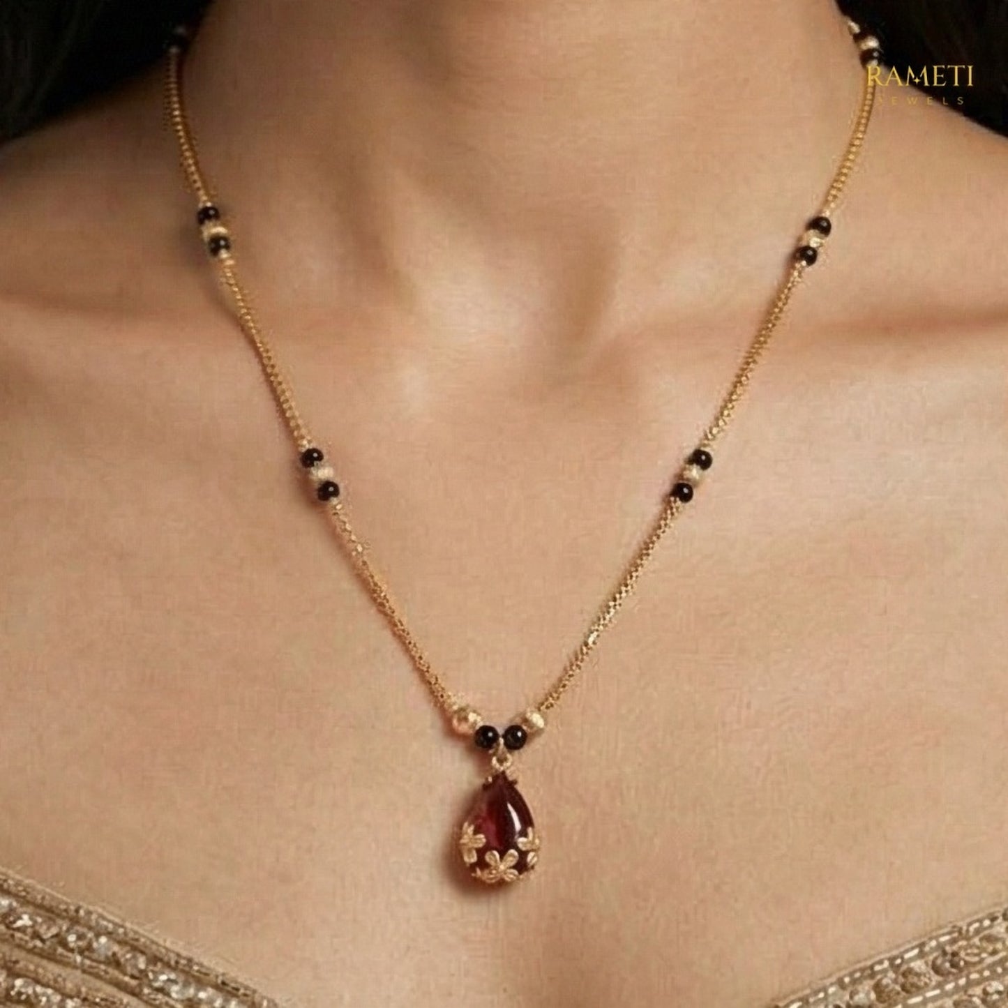 Feral Eternal Bond 18K Gold Mangalsutra - Rameti Jewels