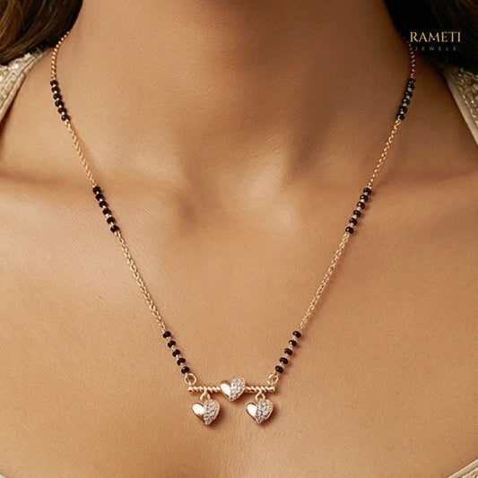 Hazel Celebrity Inspired Modern Mangalsutra - Rameti Jewels