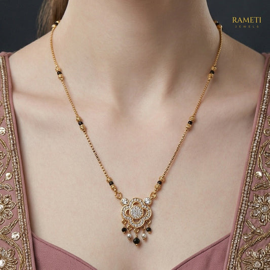 Heena Minimalist Elegance Daily Wear Mangalsutra - Rameti Jewels