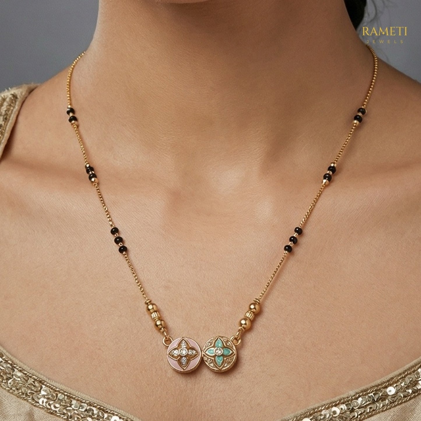Indu Minimalist Elegance Daily Wear Mangalsutra - Rameti Jewels