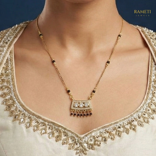 Ipsa Celebrity Inspired Modern Mangalsutra - Rameti Jewels