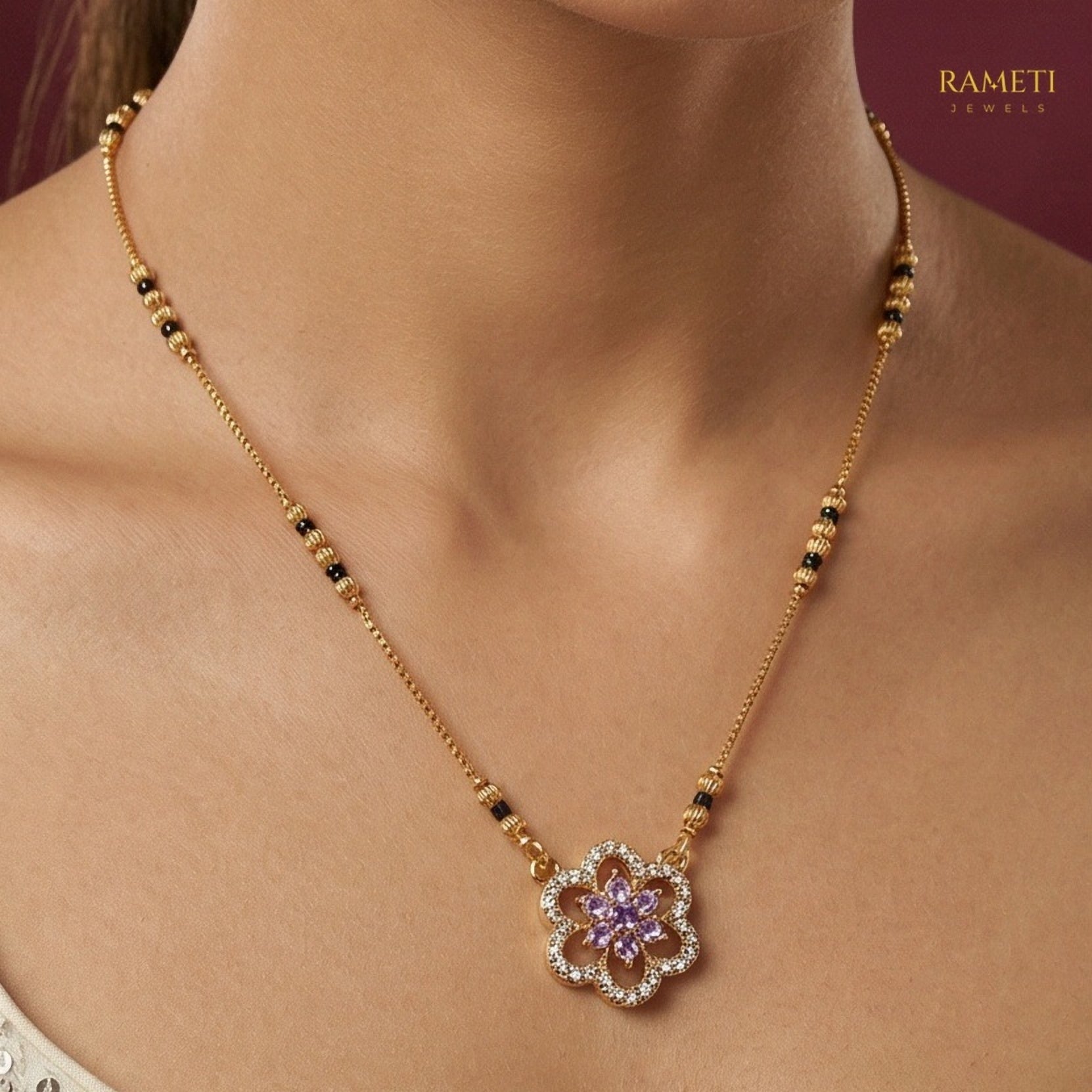 Avni Divine Protection Classic Mangalsutra - Rameti Jewels