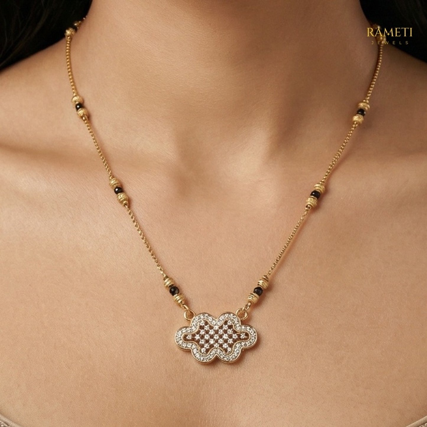 Jiya Divine Protection Classic Mangalsutra - Rameti Jewels
