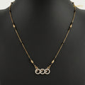 Jhanvi Glistening CZ Studded Party Wear Mangalsutra